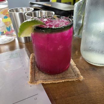 Margaritas - Dragonfruit margarita - Mexican Near Me - Honolulu, Hawaii