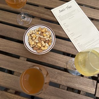 Sam's Place - Orange and white wine - Wine Bars Near Me - Los Angeles, California