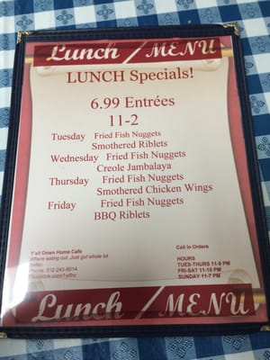 Yall's Down Home Cafe by null