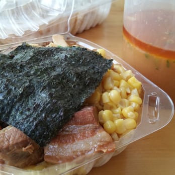 Miki Restaurant - Mike ramen: tonkotsu, spicy miso ($9.75), +Pork belly (+$3), +Corn (+$1.25), +Spinach (+$1.50) - Ramen Near Me - San Francisco, California Miki Restaurant - Mike ramen: tonkotsu, spicy miso ($9.75), +Pork belly (+$3), +Corn (+$1.25), +Spinach (+$1.50) - Ramen Near Me - San Francisco, California