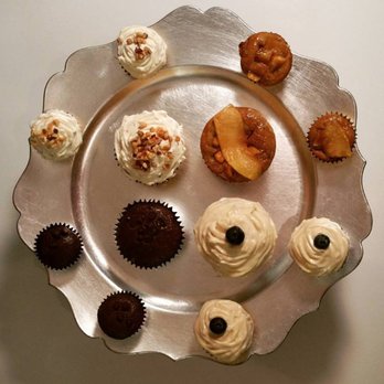 PruFections - a variety of cupcakes on a silver platter - Bakeries Near Me - Burbank, California PruFections - a variety of cupcakes on a silver platter - Bakeries Near Me - Burbank, California