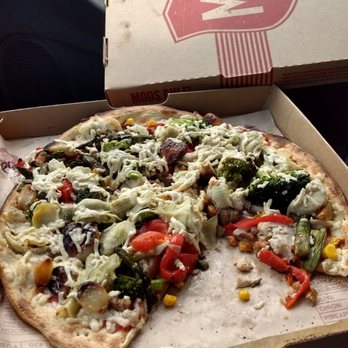 MOD Pizza - All the roasted veggies, plus chicken and sausage. Gal was pretty heavy handed. Ended up top heavy. Live & learn. - Pizza Near Me - Spokane, Washington MOD Pizza - All the roasted veggies, plus chicken and sausage. Gal was pretty heavy handed. Ended up top heavy. Live & learn. - Pizza Near Me - Spokane, Washington