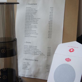 Matchstick Coffee - Merchandise list - Cafes Near Me - Vancouver, British Columbia