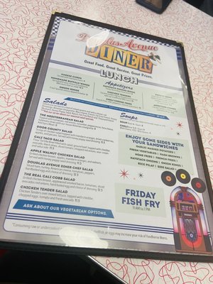 Menu photo 5 Douglas Avenue Diner Racine, WI