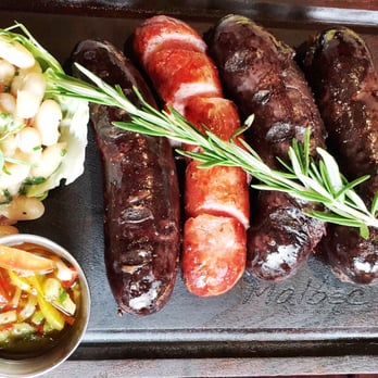 Bodega Malbec - ARGENTINEAN SAUSAGE PLATTER * 3 Morcilla (blood sausage) & Argentinean sausage | $14.95 - Argentine Near Me - Toluca Lake, California