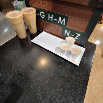 Starbucks - They had peppermint mocha samples - Coffee & Tea Near Me - Chantilly, Virginia
