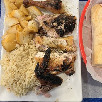 Nikkos Grecian Grill - 1/2 Charbroiled Chicken Breast Plate. - Greek Near Me - Mundelein, Illinois Nikkos Grecian Grill - 1/2 Charbroiled Chicken Breast Plate. - Greek Near Me - Mundelein, Illinois