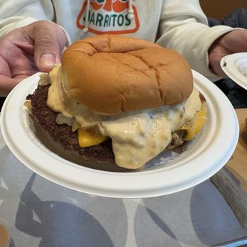 Smish Smash - "Cheeseboiga" yellow american cheese, pickles, caramelized onions, vic mac sauce (kinda like a Big Mac sauce) - Burgers Near Me - San Francisco, California