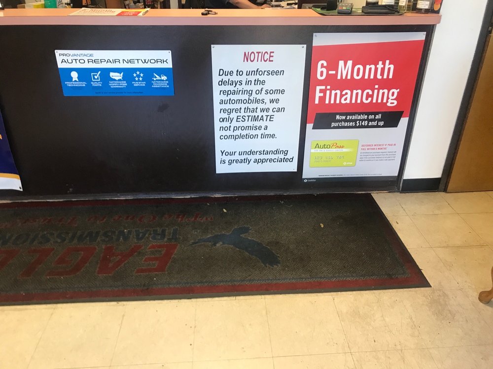 EAGLE TRANSMISSION & AUTO REPAIR 10 Photos & 19 Reviews 16288