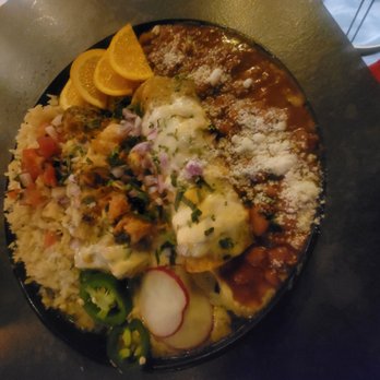 Don Orange - Lobster enchiladas, so delish!!  The barracho beans have so much flavor, and you could actually taste the hint of lime in the rice . 9/10 - Cocktail Bars Near Me - Redlands, California