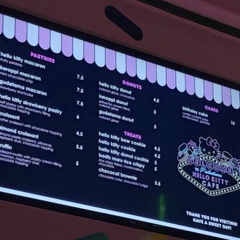 Hello Kitty Cafe - Menu - Desserts Near Me - Las Vegas, Nevada Hello Kitty Cafe - Menu - Desserts Near Me - Las Vegas, Nevada
