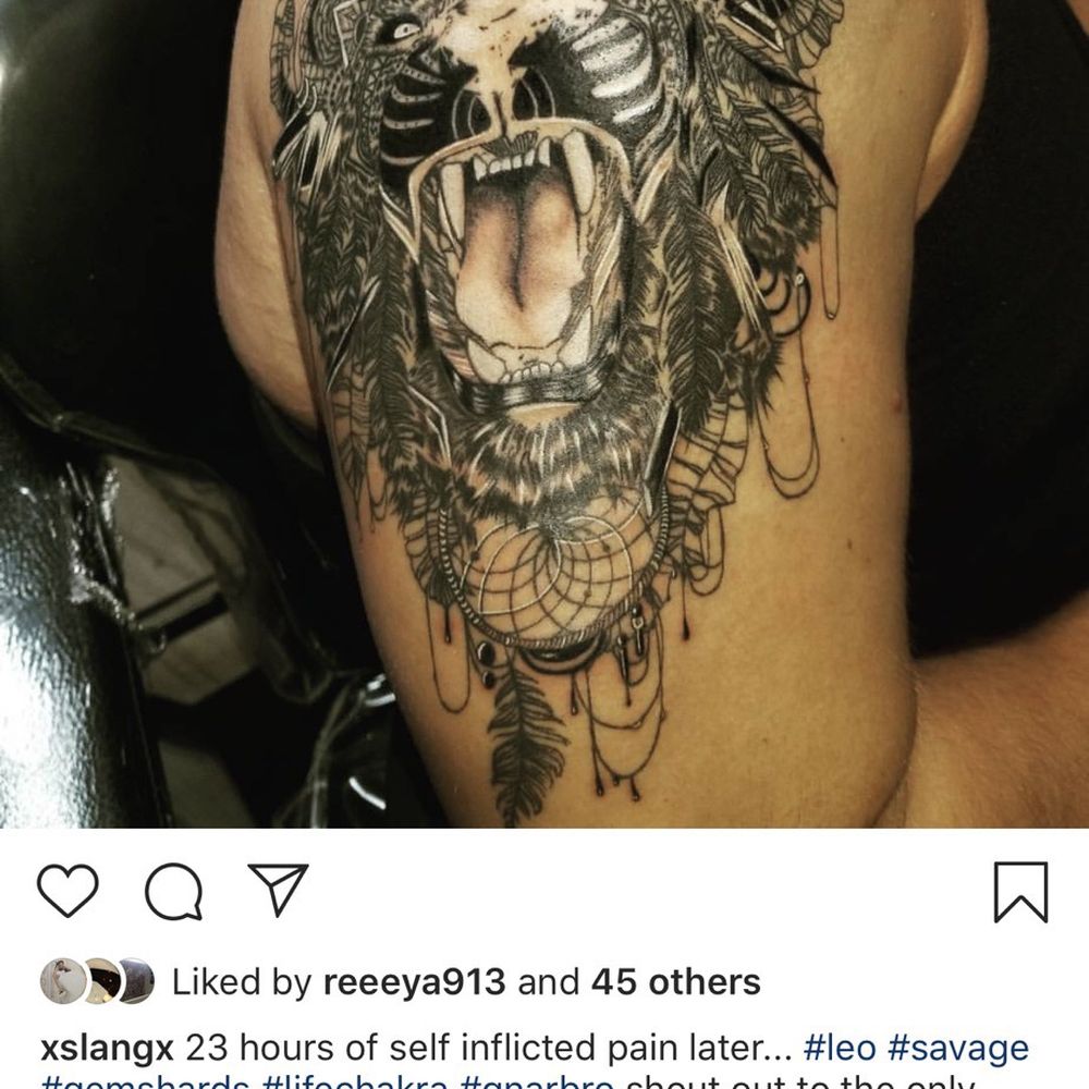 Divine Tattoo Collective - Lion on shoulder - Tattoo Near Me - Stanton, California Divine Tattoo Collective - Lion on shoulder - Tattoo Near Me - Stanton, California