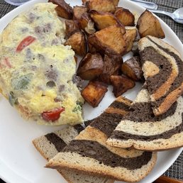 Cheesesteak omelette special Cheesesteak omelette special