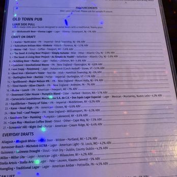 Old Town Pub - Extensive beer menu - hard to choose! - Pubs Near Me - Bordentown, New Jersey