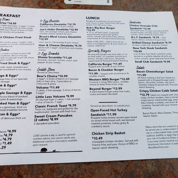 Black Bear Diner Downey - Paper menus - Diners Near Me - Downey, California Black Bear Diner Downey - Paper menus - Diners Near Me - Downey, California