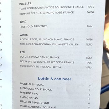 Heights & Co - Wine & Beer Menu - Cocktail Bars Near Me - Houston, Texas