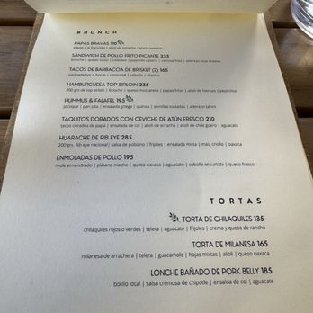 Cha' - Menú - Restaurants Near Me - Puerto Vallarta, JAL