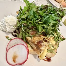 Avocado & egg toast, scrambled Avocado & egg toast, scrambled