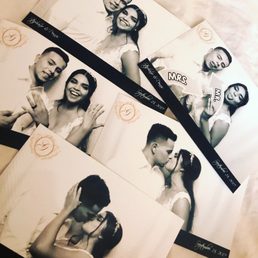 Our black and white photo booth pictures