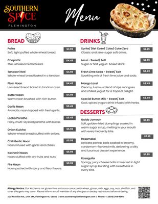 Menu photo 4 Southern Spice Flemington, NJ Menu photo 4 Southern Spice Flemington, NJ
