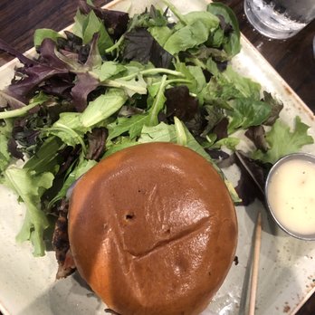 First Watch - Veggie burger. Took a bite before I took the photo! - Breakfast & Brunch Near Me - Clermont, Florida