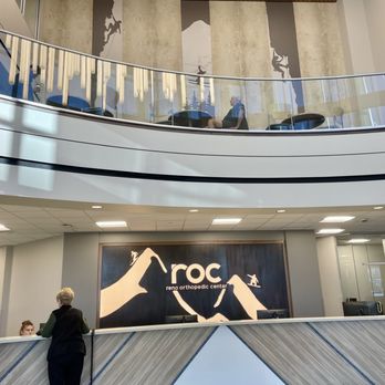 ROC Express - Impressive checkin desk with at least eight staff there to check you in. - Orthopedists Near Me - Reno, Nevada