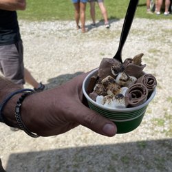 Udderly Fresh - Campfire rolled ice cream