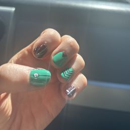 Fun spring nail design
