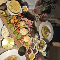 Los Olivos - Tomahawk steak & Lobster dinner platter for Dinner!
