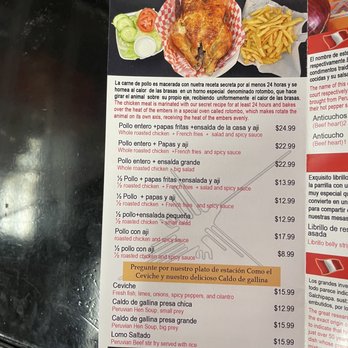 Munay Kitchen - Menu 1 of 4 (Dec 2022) - Peruvian Near Me - Richardson, Texas