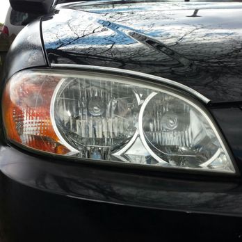 Evolution Automotive Detailing - This is my own headlight. The original headlight of my 2003 Spectra. This is the result of sanding/polishing. This photo was taken in 2017. - Auto Detailing Near Me Evolution Automotive Detailing - This is my own headlight. The original headlight of my 2003 Spectra. This is the result of sanding/polishing. This photo was taken in 2017. - Auto Detailing Near Me
