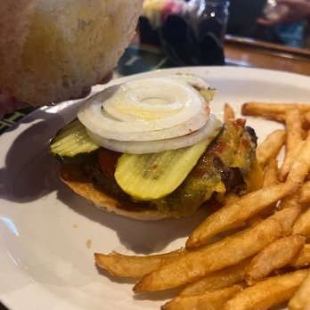 Lucky Lou's American Grill - Burger with cheese $12.50 - American Near Me - Chandler, Arizona Lucky Lou's American Grill - Burger with cheese $12.50 - American Near Me - Chandler, Arizona