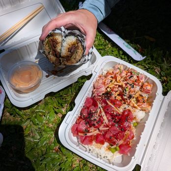 The Musubi Truck - Da Bomb Musubi & Hapa Poke - highly recommend both - Food Trucks Near Me - Koloa, Hawaii The Musubi Truck - Da Bomb Musubi & Hapa Poke - highly recommend both - Food Trucks Near Me - Koloa, Hawaii
