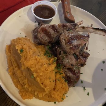 The Pine Tavern - Lamb chops with sweet potato mash - Steakhouses Near Me - Old Bridge, New Jersey