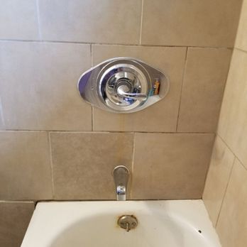 Final Photo Completed Shower Valve And Shower Tub Trim Kit