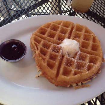 First Watch - Belgian waffle with mixed fruit topping - Breakfast & Brunch Near Me - Westlake, Ohio