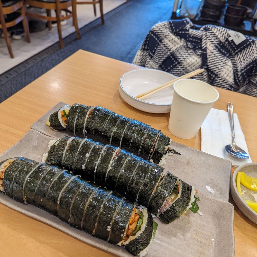 Kimbap rolls Kimbap rolls