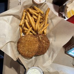 Crab cake platter Crab cake platter