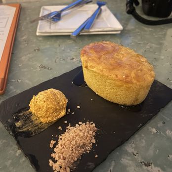 Rusty Pelican - Miami - Jalapeño Cheddar Cornbread - Seafood Near Me - Key Biscayne, Florida