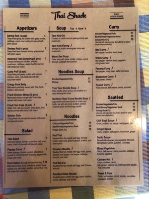 Menu photo 4 Thai Shack Teaneck, NJ