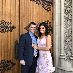 Jolie Occasions - Pink maxi dress from Jolie in 2018. I didn't have to worry about showing up to this wedding with the same outfit as anyone else!