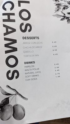 Menu photo 6 Los Chamos Clt Charlotte, NC