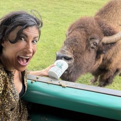 Global Wildlife Center - I hand fed a bison!