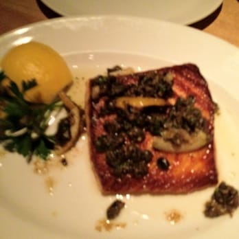 Gilt Bar - Salmon w/ capers (entree) - New American Near Me - Chicago, Illinois Gilt Bar - Salmon w/ capers (entree) - New American Near Me - Chicago, Illinois