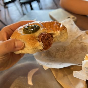 Austin Kolache & Koffee Shoppe - Jalapeño sausage - Bakeries Near Me - Austin, Texas