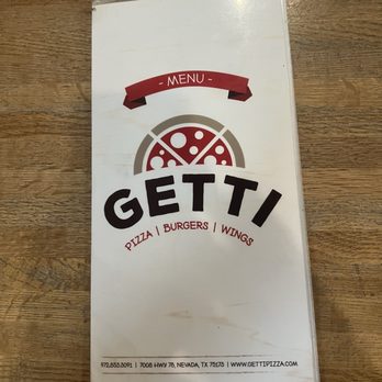 Getti - Pizza Near Me - Nevada, Texas Getti - Pizza Near Me - Nevada, Texas