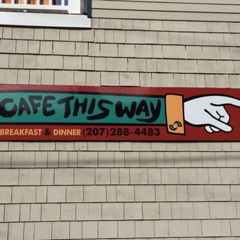 Cafe This Way - Just around the corner! - New American Near Me - Bar Harbor, Maine