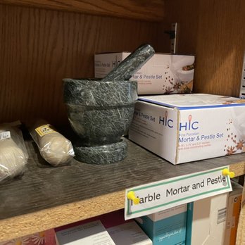 King's Herb Nook - marble mortar and pestle display - Herbs & Spices Near Me - Honey Brook, Pennsylvania King's Herb Nook - marble mortar and pestle display - Herbs & Spices Near Me - Honey Brook, Pennsylvania