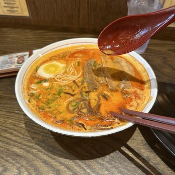 Ramen Ku-Raku - Musashi Pork Miso Spicy - Ramen Near Me - New York, New York Ramen Ku-Raku - Musashi Pork Miso Spicy - Ramen Near Me - New York, New York