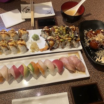K.Sushi - Rainbow Roll, Dragon Roll, Tako Yaki, Miso Soup - Sushi Bars Near Me - Cerritos, California
